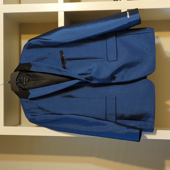 Men's INC Nyquil Blue Dinner Jacket in XXL
